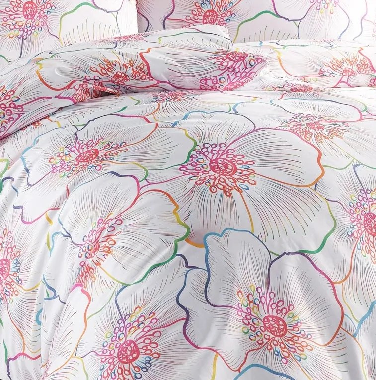 Saténové obliečky  Bloom 135x200/80x80 cm