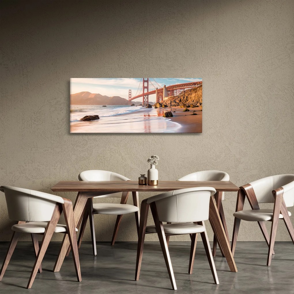 Obraz - Golden Gate Bridge (120x50 cm)
