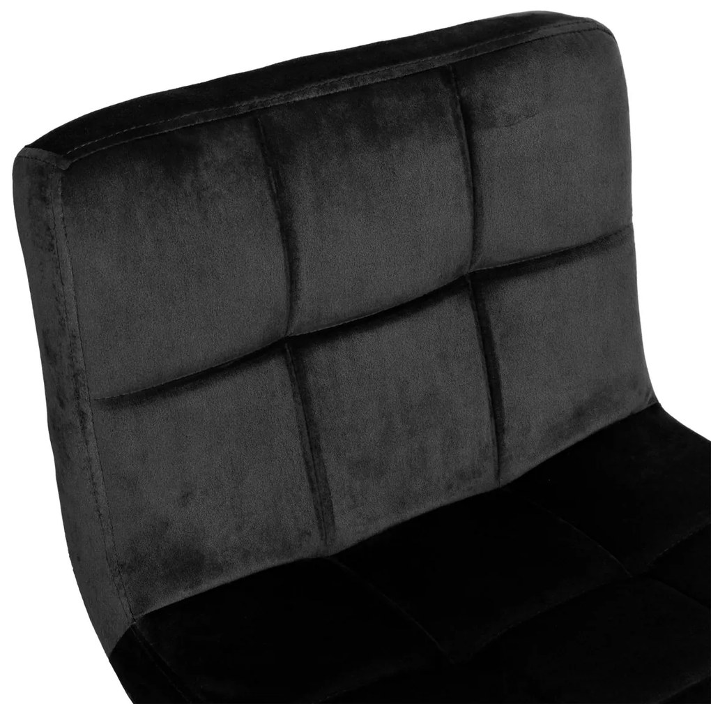 Barová stolička ARAKO chróm čierna