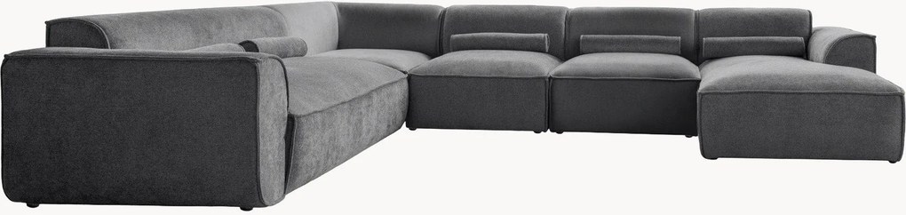 Ženilková modulárna panoramatická rohová pohovka Flex Felix (8-miestna)