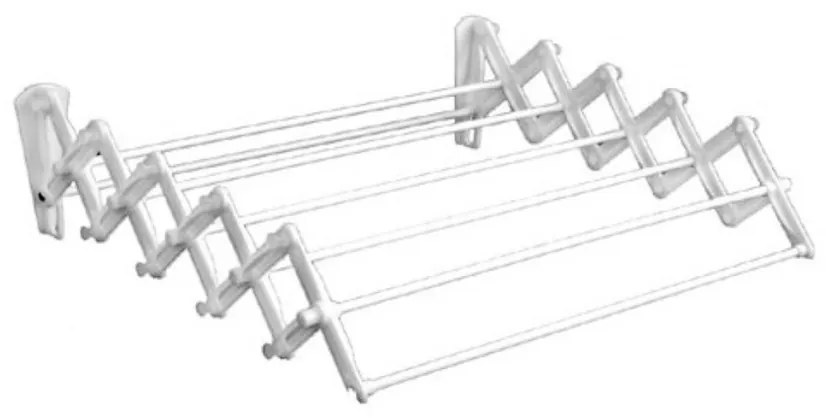 Harmonikový sušiak Praktik, 60 cm