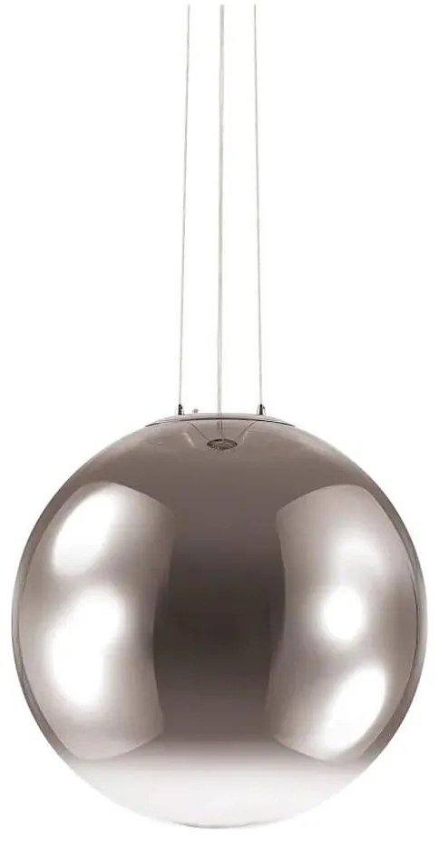 Ideal Lux - Luster na lanku MAPA 1xE27/42W/230V pr. 50 cm šedá/dymová