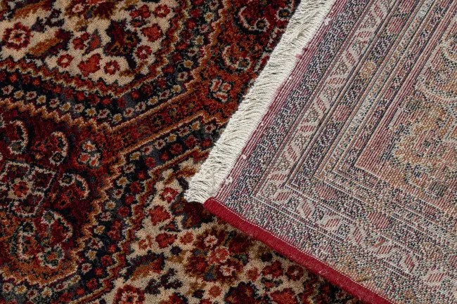 Koberec KESHAN, strapce 1256/53578 bordový / béžový