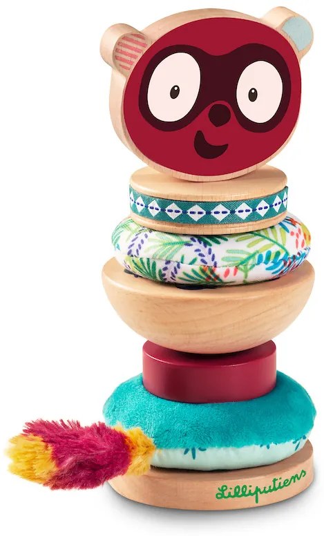 Lilliputiens – lemur Georges – stohovacia pyramída