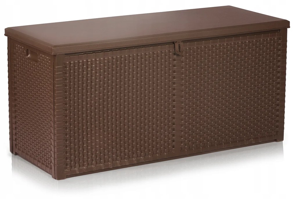 Záhradný úložný box 300l 120x57.5x48cm | hnedý