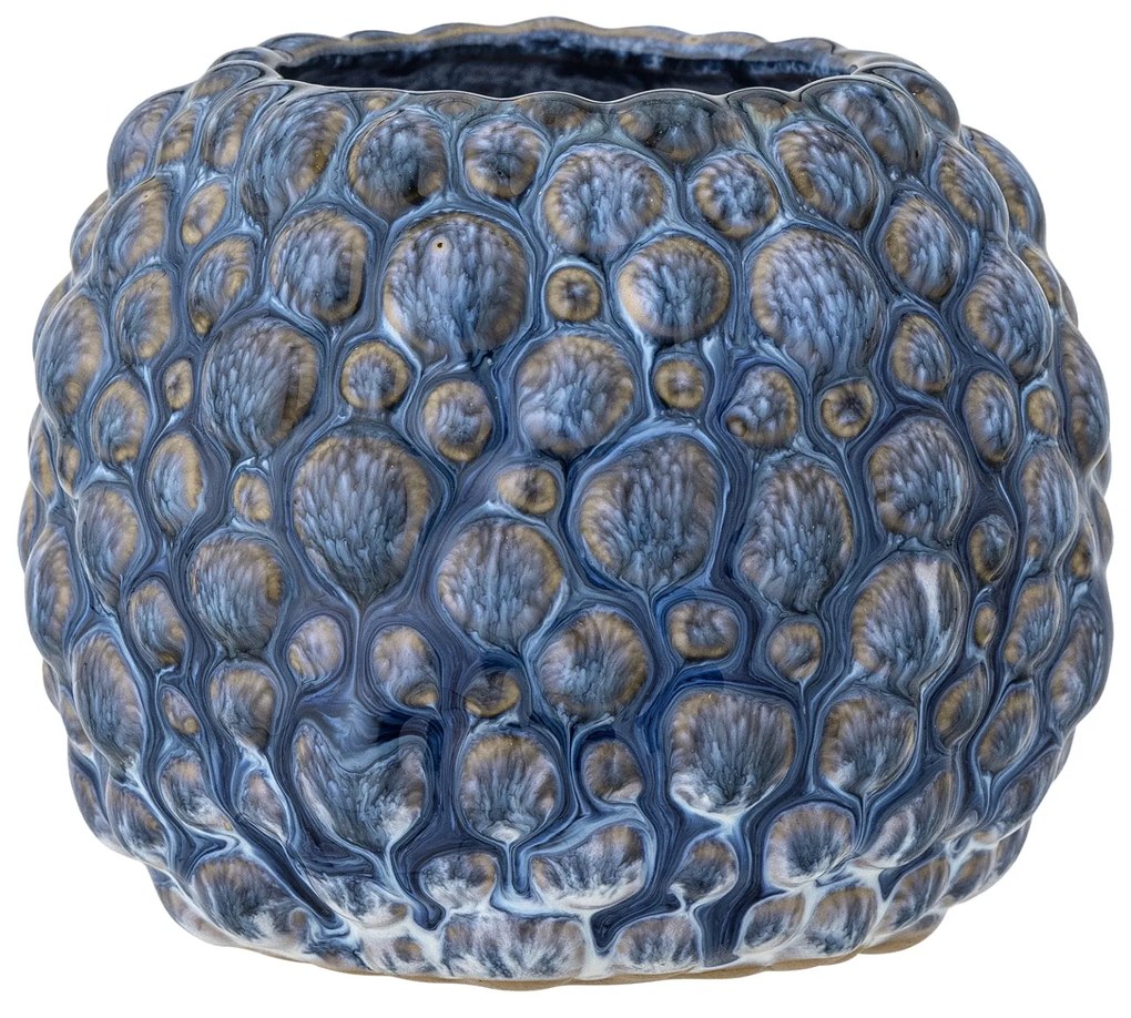 Bloomingville Keramický obal na kvetiny Susannah Blue