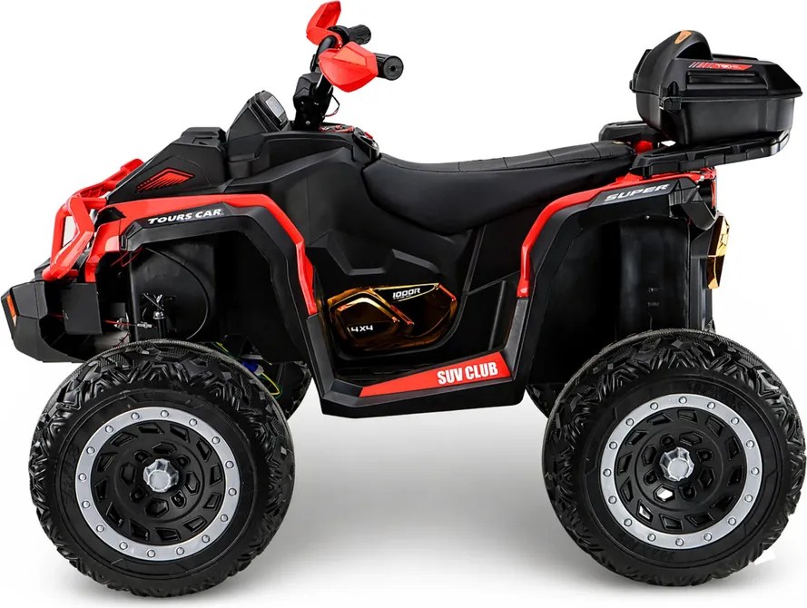 LEAN CARS Štvorkolka na akumulátor XW-08 4x4 45 W červená