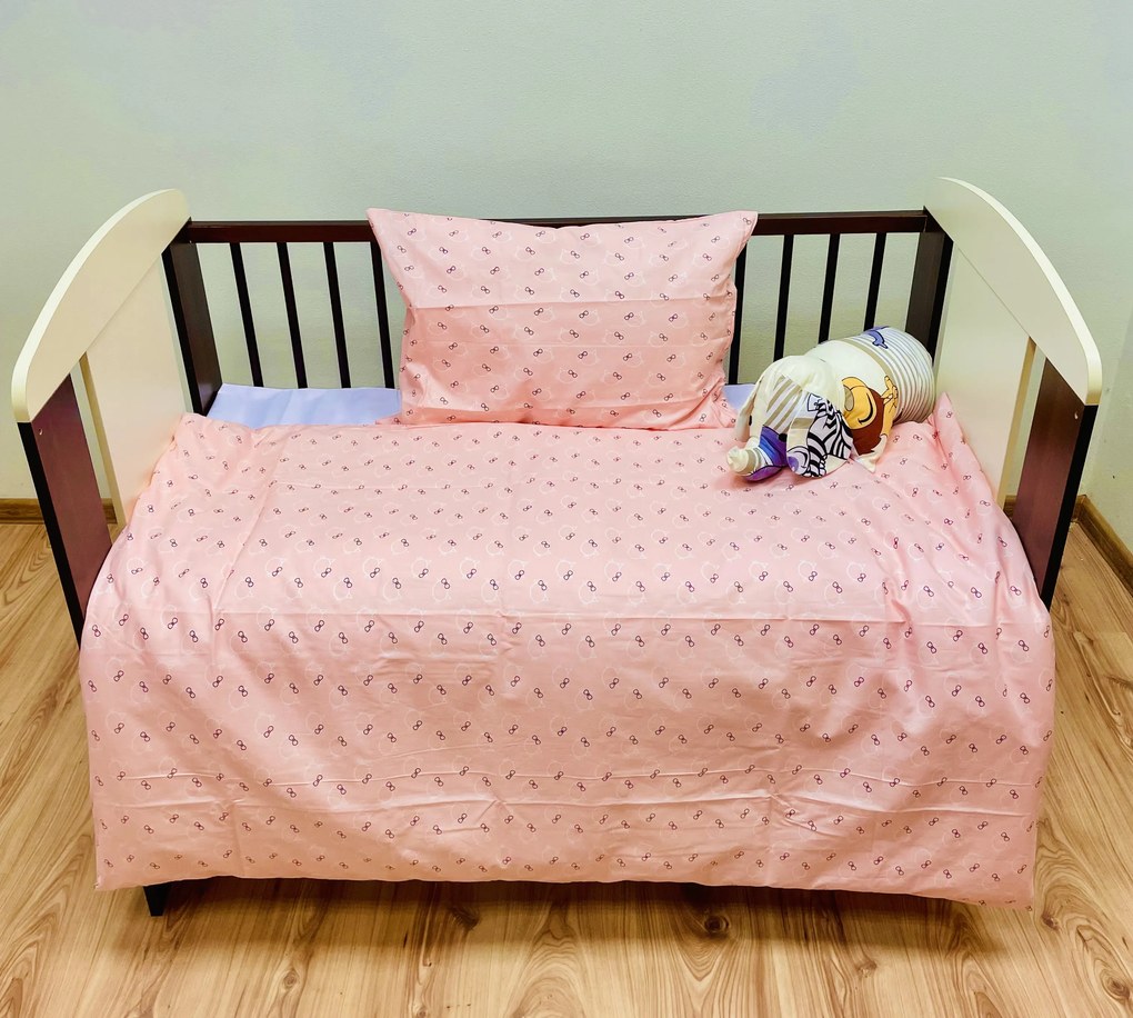Obliečky bavlnené detské Hello Kitty - 1x Vankúš 90x70cm, 1x Paplón 140x200cm