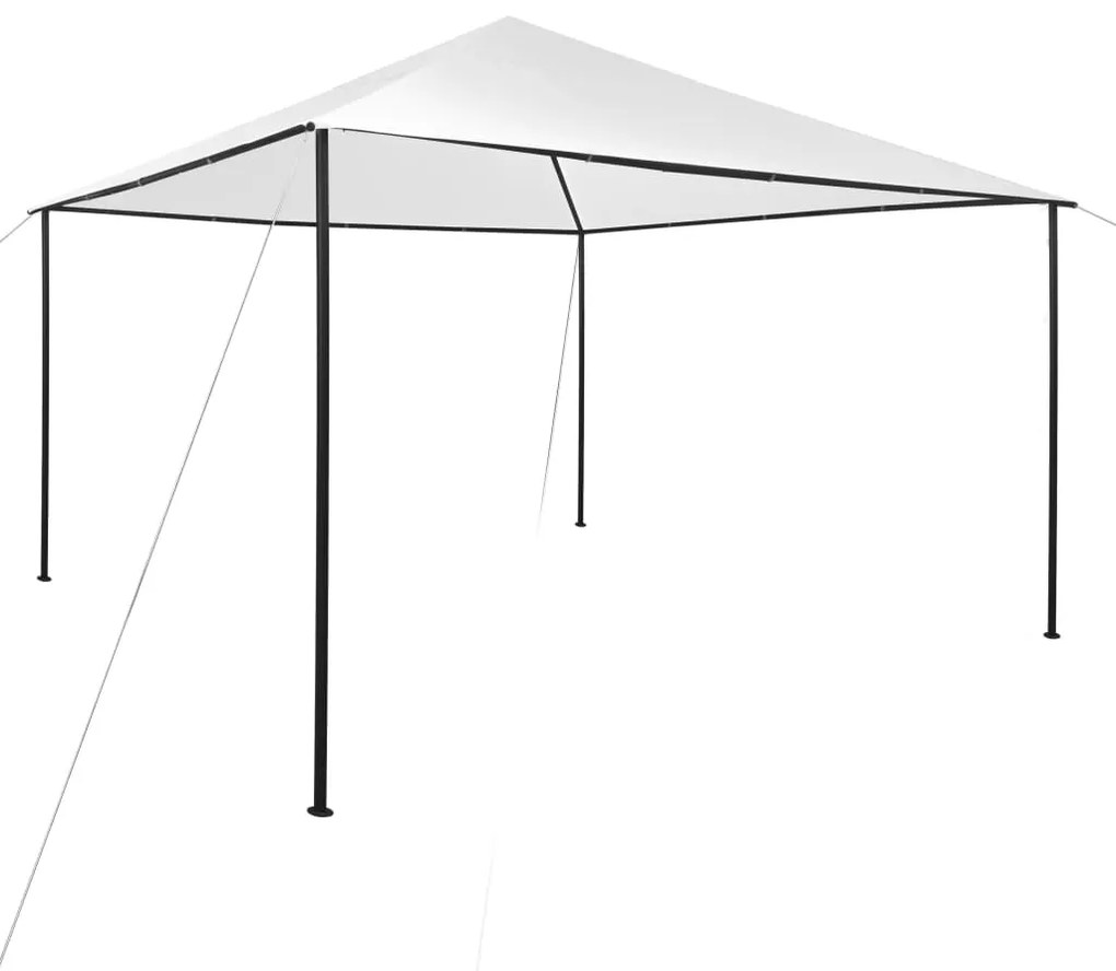 vidaXL Altánok 4x4x3 m, biely 180 g/m²