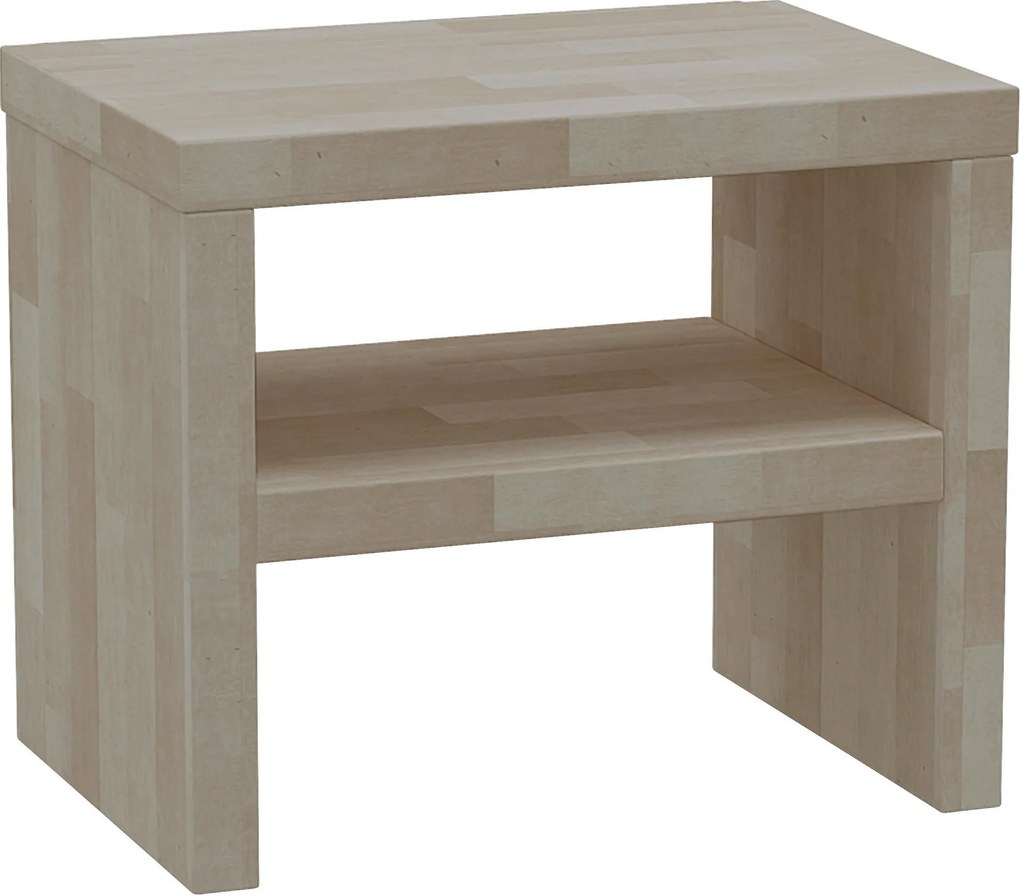 XXXLutz NOČNÝ STOLÍK, buk, 50/45/35 cm Linea Natura - Spálňové sety - 001140003302