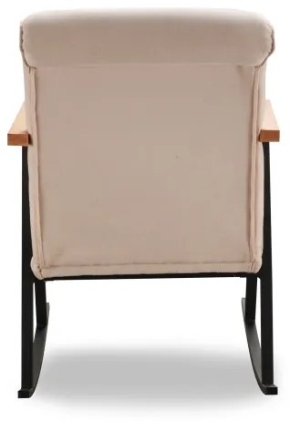 Hojdacie kreslo LUNI krémové