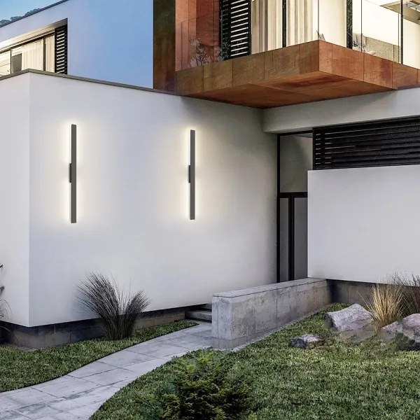 Brilagi - LED vonkajšie nástenné svietidlo LUNA LED/24W/230V 3000K IP65 antracit