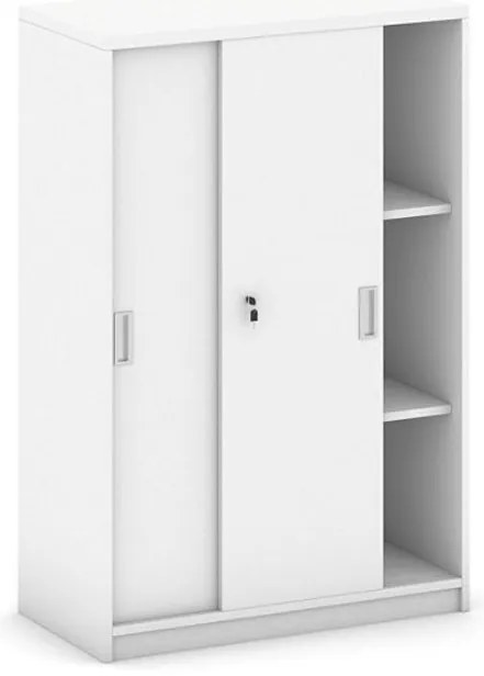 Skriňa zasúvacia MIRELLI, 800 x 400 x 1200 mm, biela