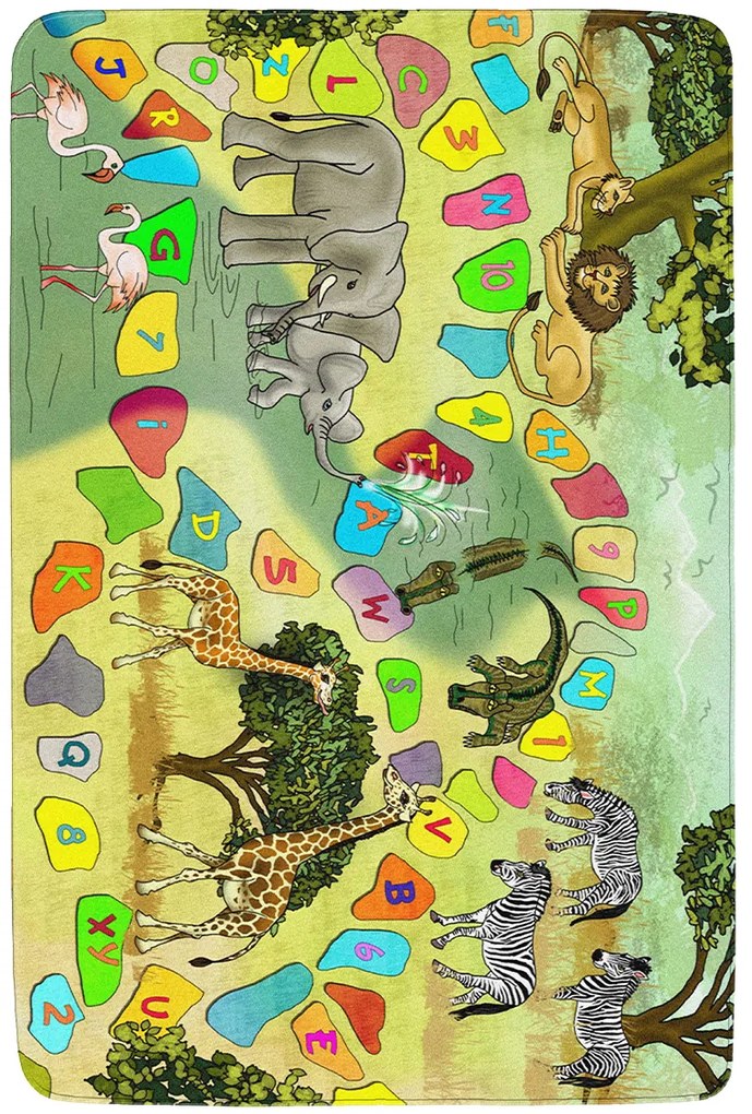 Koberce Breno Kusový koberec Safari, viacfarebná,110 x 160 cm