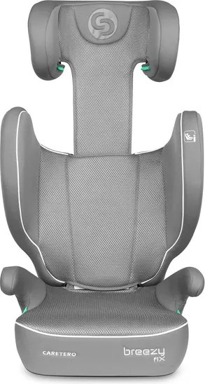 Autosedačka CARETERO BREEZY FIX GREY (100-150cm)