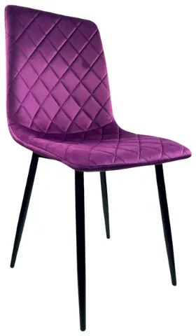 Jedálenská stolička LOREN fialová