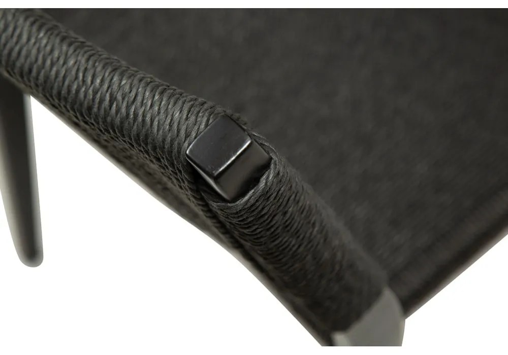 Čierna jedálenská stolička DAN-FORM Denmark Loop