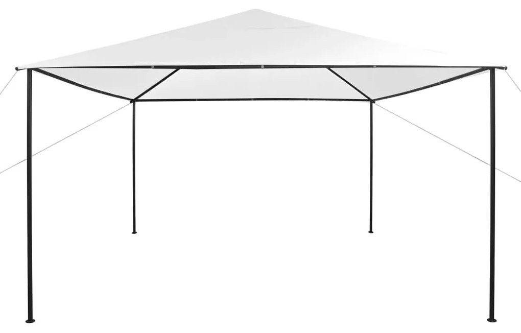 vidaXL Altánok 4x4x3 m, biely 180 g/m²