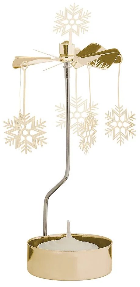 MERRY-GO-ROUND Kolotoč na čajovou svíčku snehová vločka