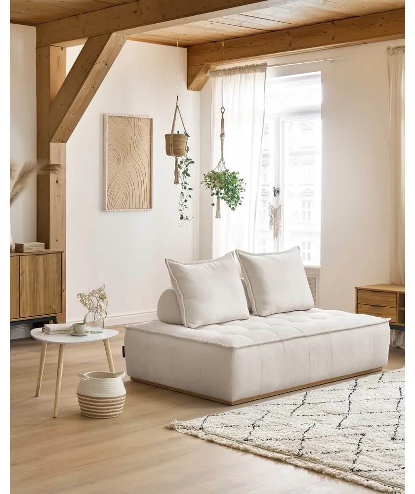 Biela ženilková pohovka 175 cm Elisa – Bobochic Paris