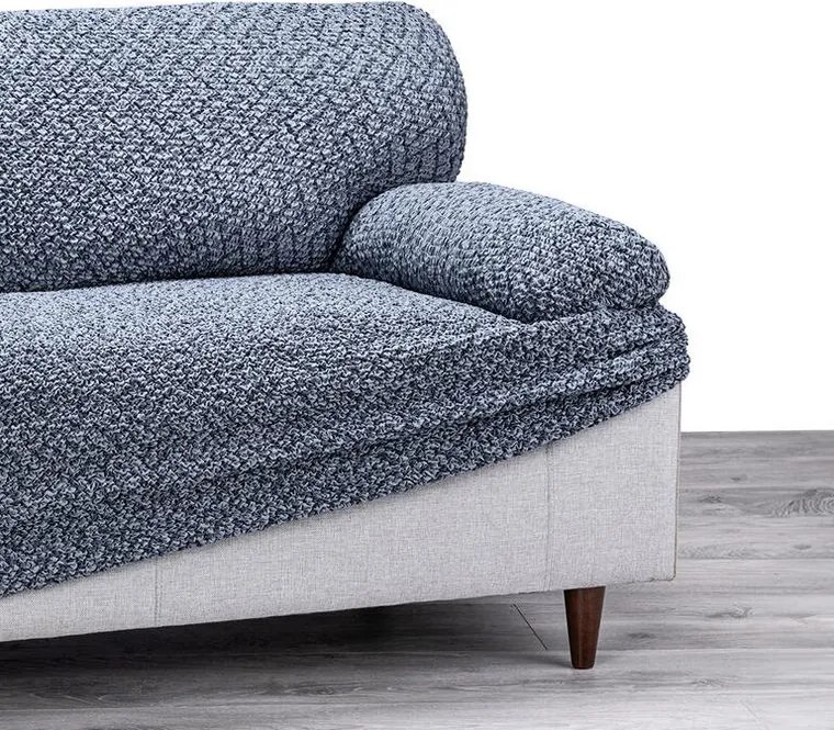 Bielastické poťahy VENEZIA modrá kreslo (š. 60 - 110 cm)