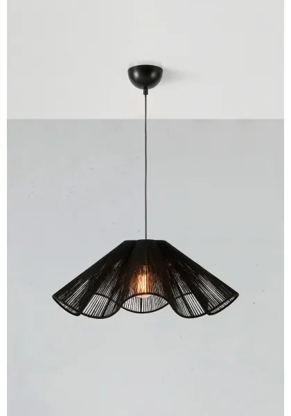 Markslöjd 108682 - Luster na lanku NAMI 1xE27/40W/230V čierna