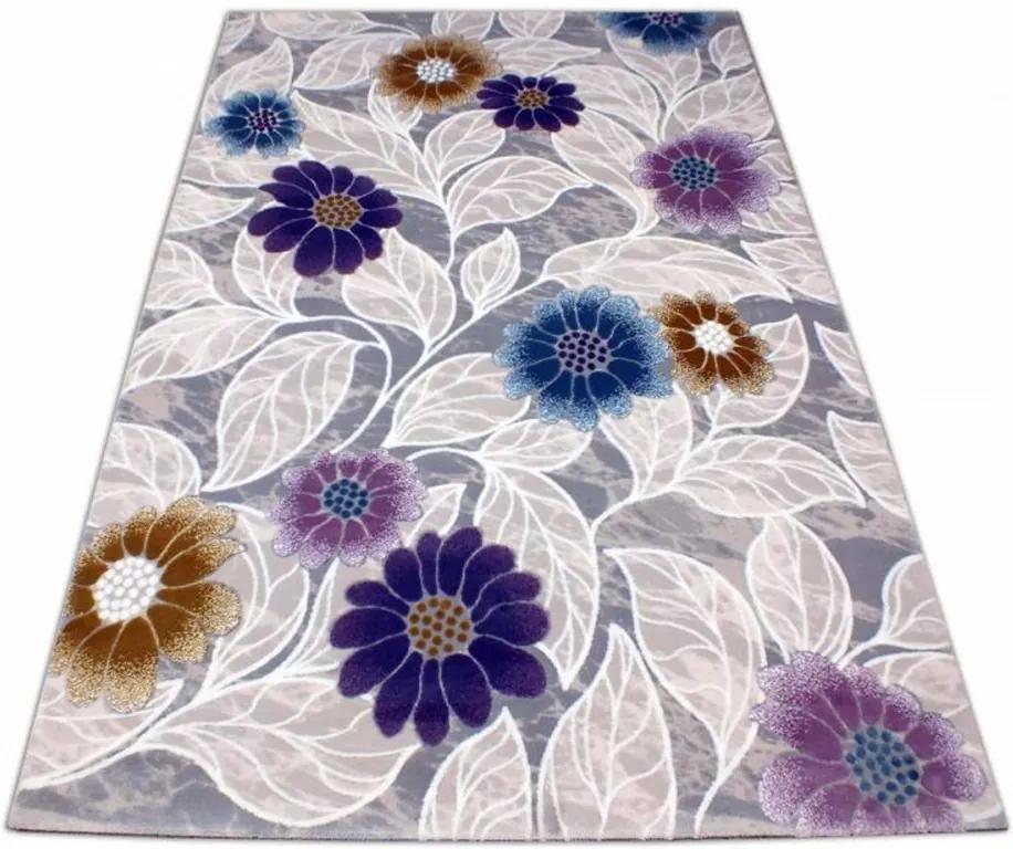 Luxusný kusový koberec akryl Domna krémový, Velikosti 80x150cm
