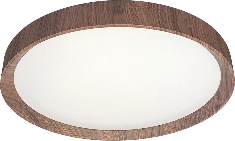 Stropné LED svietidlo Forest, 1x LED 24w, 4000k, (fi 39cm), imitácia dreva