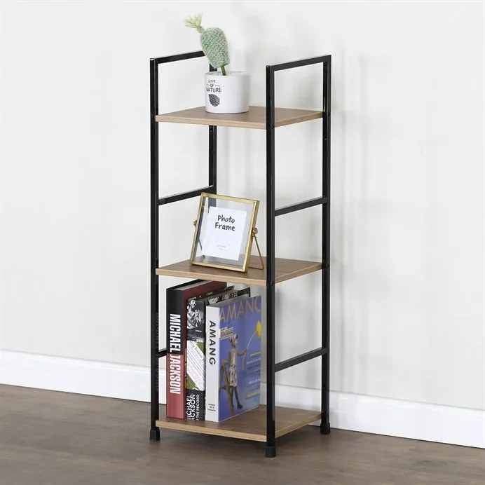 BONTEC Regál, mdf, hnedá, GD-213 OAK Farba: Hnedá