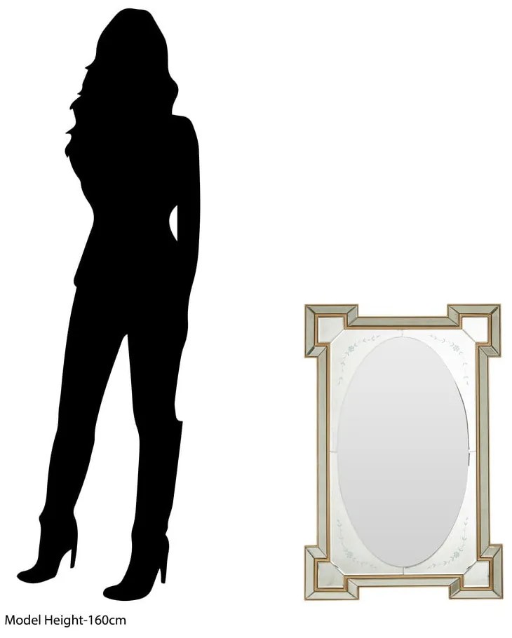 Nástenné zrkadlo 80x120 cm – Premier Housewares