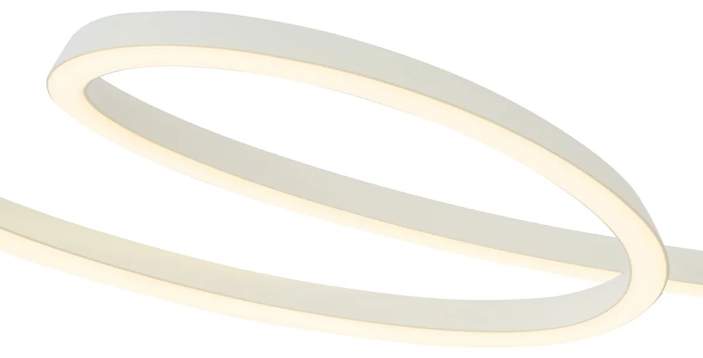 Škandinávske závesné svietidlo béžové 72 cm vrátane LED s 3-stupňovým stmievaním - Circuit