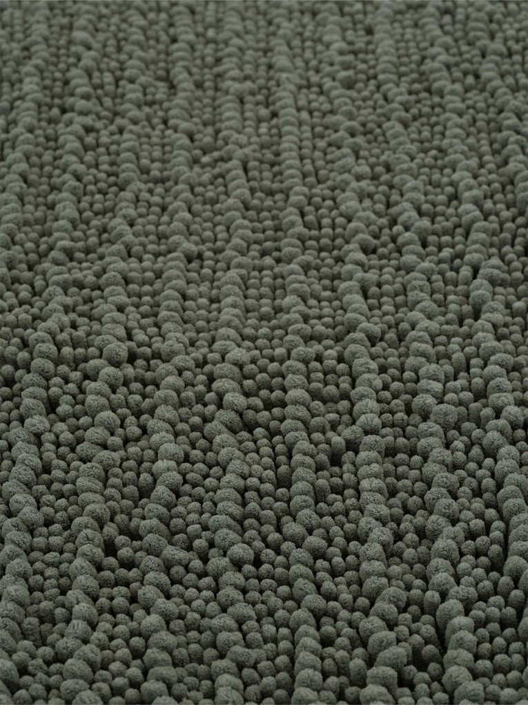 Kúpeľňová predložka 50×80 cm - Lisa sivozelená