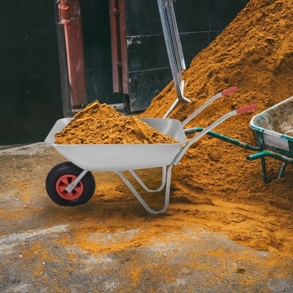Fúrik LARRY pozinkovaný, max. kapacita 80l/100kg, strieborná/čierna Gardebruk