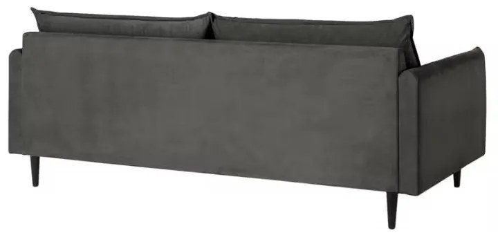 Tmavosivá zamatová pohovka 203 cm Juli – Ropez