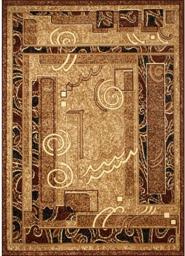 Kusový koberec PP Darty hnedý, Velikosti 160x225cm