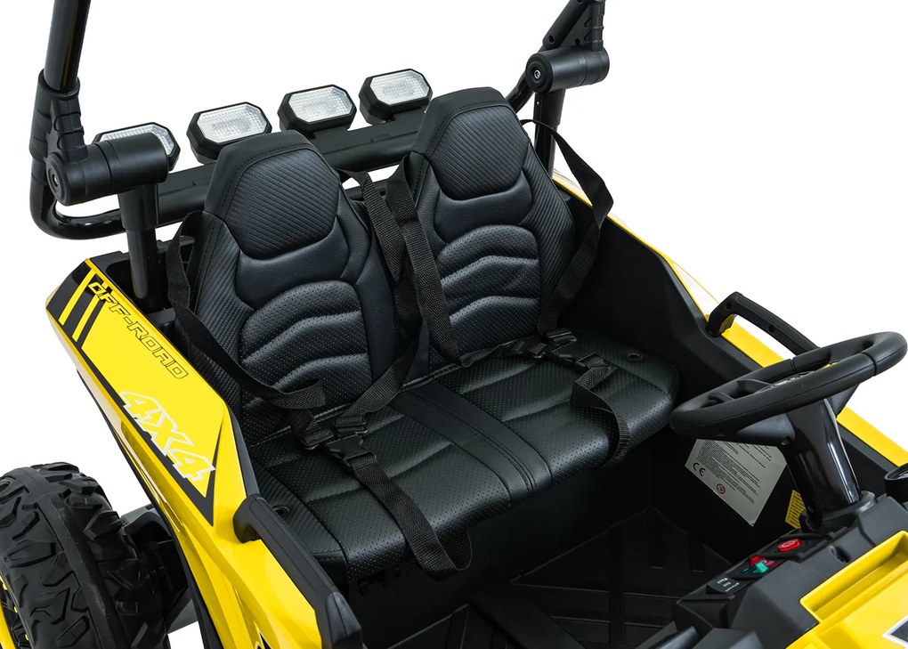 Ramiz Elektrická bugina TURBO 23 pre deti žltá