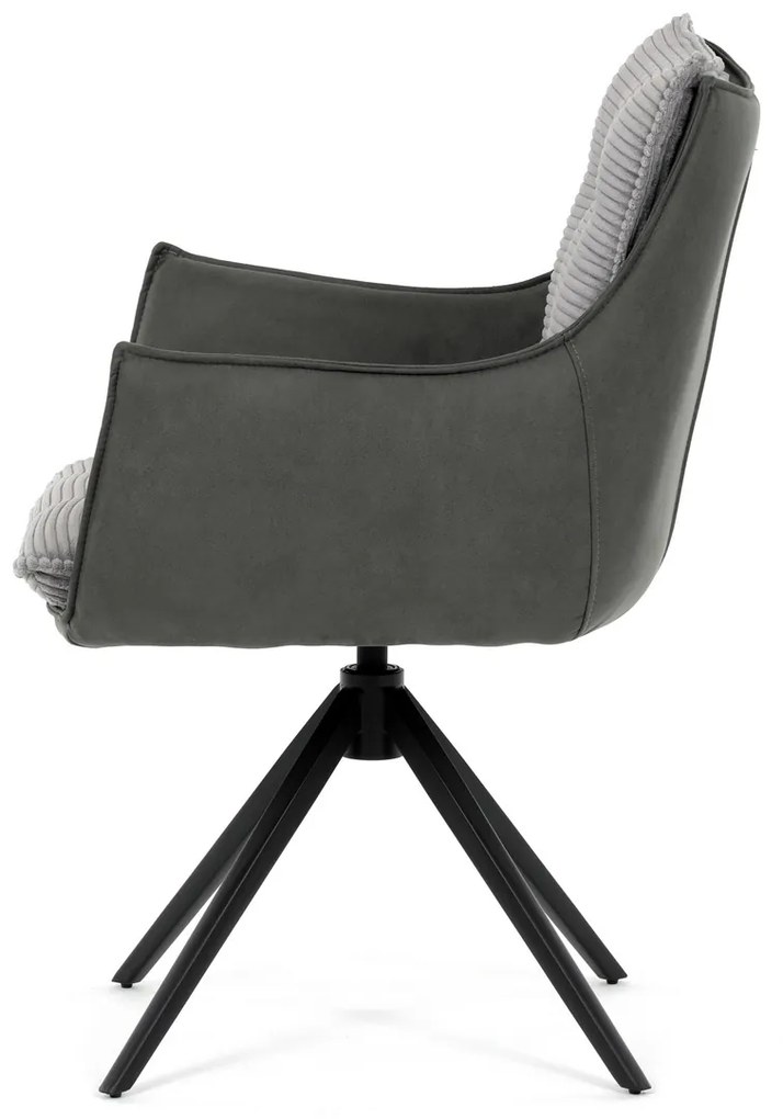 Sada jedálenských stoličiek s vratným mechanizmomDCH-D1345 GREY2, 2 ks