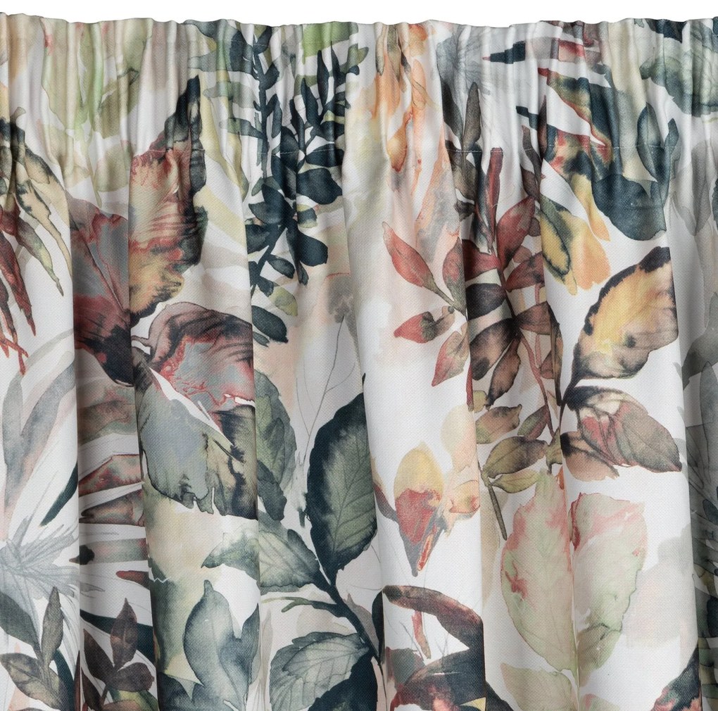 ZÁVES NA PÁSKE LILIA 140X270 CM VZOROVANÁ