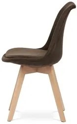 Autronic BONTEC Jedálenská stolička, hnedá, látka, CT-751 BR2 Farba: Béžová