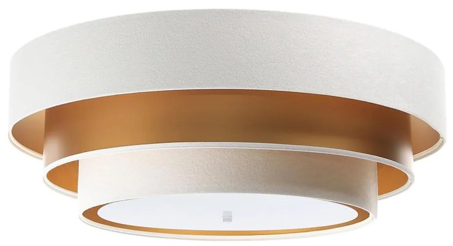 BPS Koncept Stropné svietidlo TRINITI 2xE27/60W/230V biela/zlatá 050-2EP-079