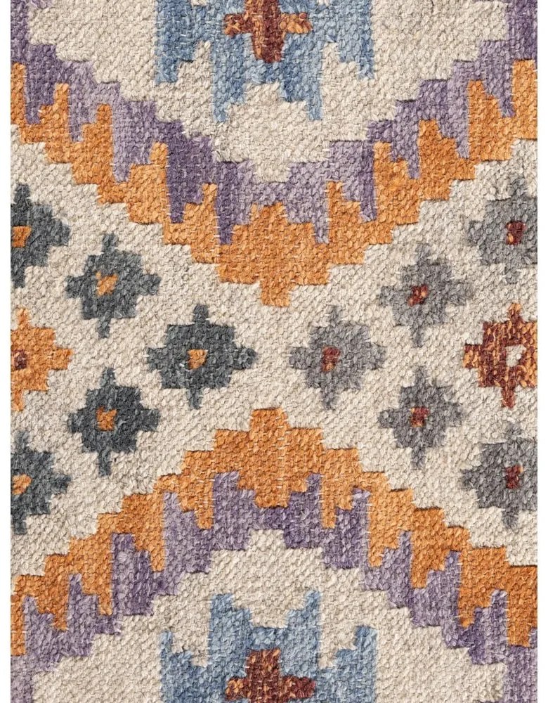 Obojstranný ručne tkaný vlnený behúň 60x190 cm Kamal Oasis – Nouristan