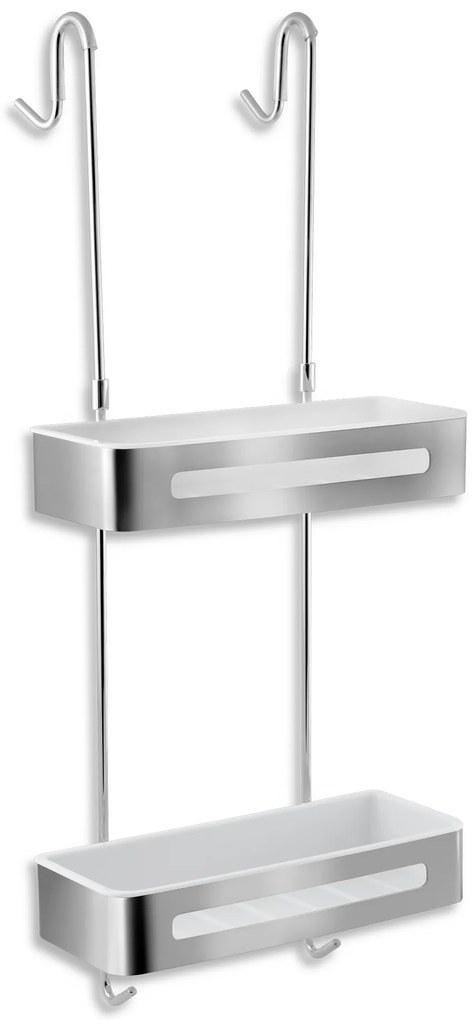 Novaservis - Dvojitá polica nerezová závesná, 65575,4