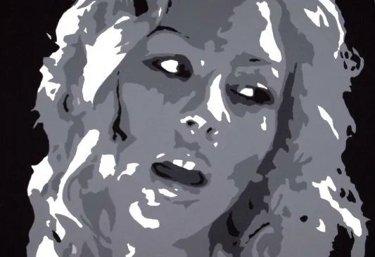 Ručne maľovaný POP Christina Aguilera | rôzne rozmery