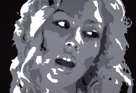 Ručne maľovaný POP Christina Aguilera | rôzne rozmery