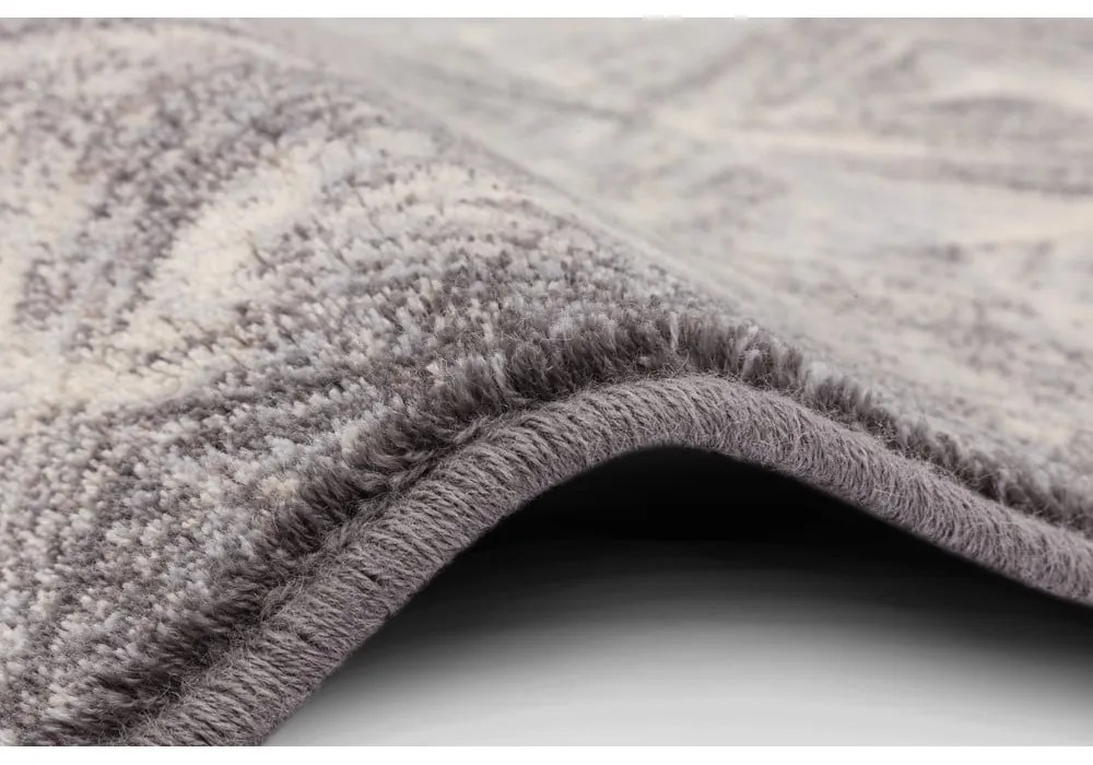 Sivý vlnený koberec 160x240 cm Moire – Agnella