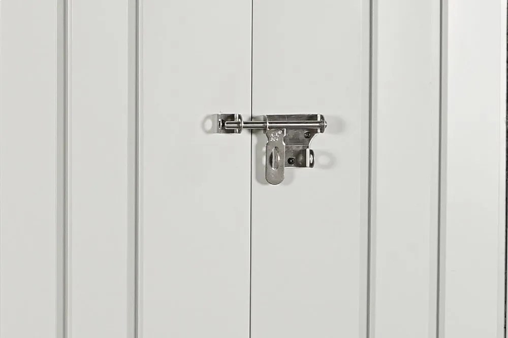 Záhradný domček BestBerg ZCH-4AB / 4,5 m² / 259 x 172 x 222 cm / sivá/biela