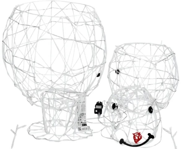 Aigostar - LED vonkajšia vianočná dekorácia 3,6W/31/230V 2700K 120cm IP44 snehuliak