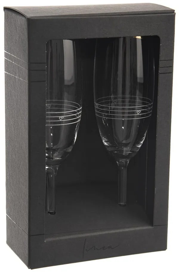 Poháre na sekt v súprave 2 ks 220 ml – Orion