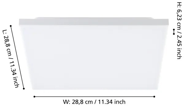 Eglo 900703 - LED Stropné svietidlo TURCONA LED/10,8W/230V