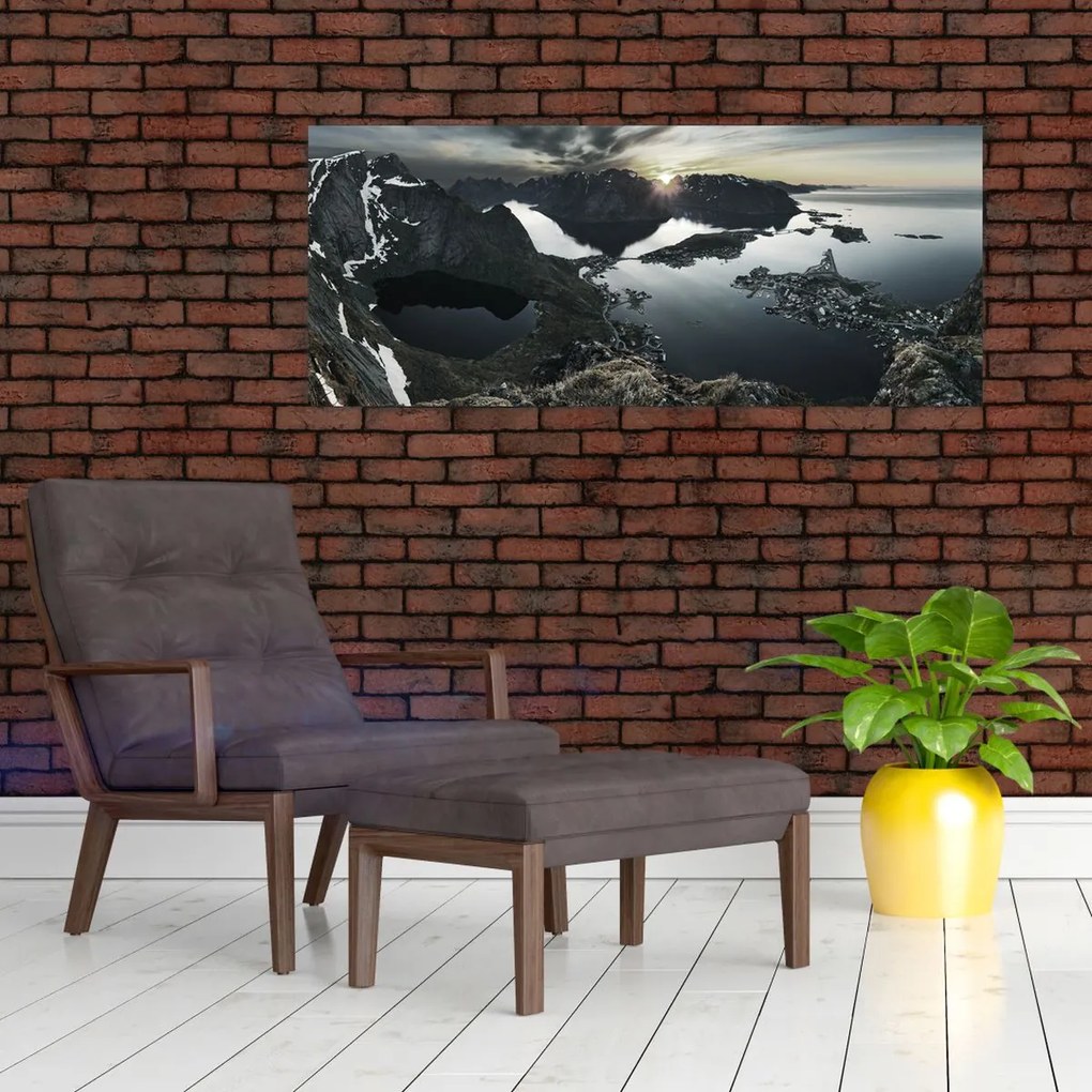 Obraz - Nórske pohorie (120x50 cm)